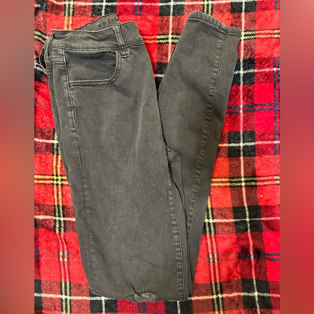 american eagle hi rise jeggings